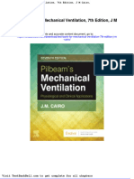 Test Bank For Mechanical Ventilation 7th Edition J M Cairo