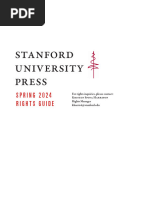 Stanford University Press Rights Guide Spring 2024