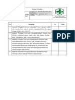 Daftar Tilik Pasien Prioritas