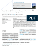 Energy efficiency and CO2 emission comparison of alternative powertrain