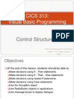 The Selection Control Structure