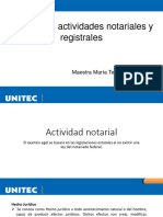 1.fe Pública, Actividades Notariales y Registrales