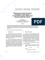 Perancangan Menggunakan Program Visual Basic 6 Untuk Pengolahan Limbah Cair Dengan Aerated Lagoo