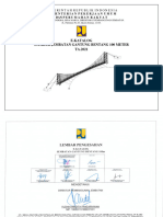 DWG Jembatan Gantung 100M