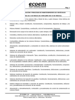 Temario Secundaria Organizacion y Procesos de Mantenimiento de Vehiculos