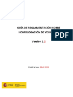 Guía de Reglamentación Sobre Homologación de Vehículos V 1.2