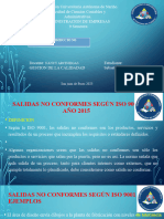 Trabajo Formato Iso 9001 Control de Salidas No Conformes