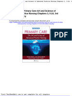 Test Bank For Primary Care Art and Science of Advanced Practice Nursing Chapters 3-5-24 3rd Edition Dunphy