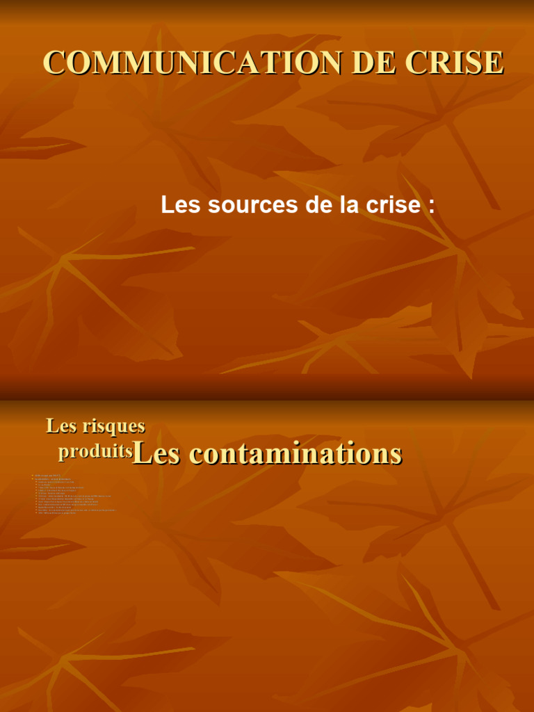 Communication de Crise | PDF