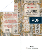 Eurípedes - Electra - Alceste - Hipólito (Tragédias Gregas) - Ediouro (1986)