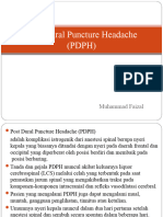 Post-Dural Puncture Headache Presentasi