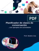 Planificador de Clases de Conversación... Con Ejemplos de Actividades