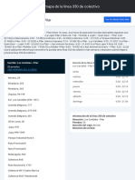 Los Cardales - Pilar: Horario y Mapa de La Línea 350 de Colectivo