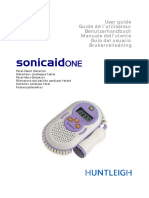 Sonicaid: User Guide Guide de L'utilisateur Benutzerhandbuch Manuale Dell'utente Guía Del Usuario Brukerveiledning