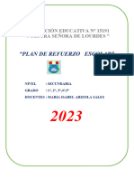 Plan de Refuerzo Escolar-2023