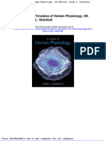 Test Bank For Principles of Human Physiology 5th Edition Cindy L Stanfield