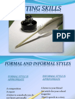 Formal and Informal Letters