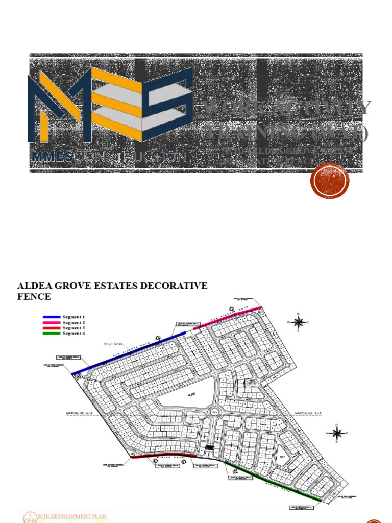 Avida Aldea Grove Fence Construction Plan | PDF