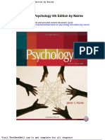 Test Bank For Psychology 5th Edition by Nairne