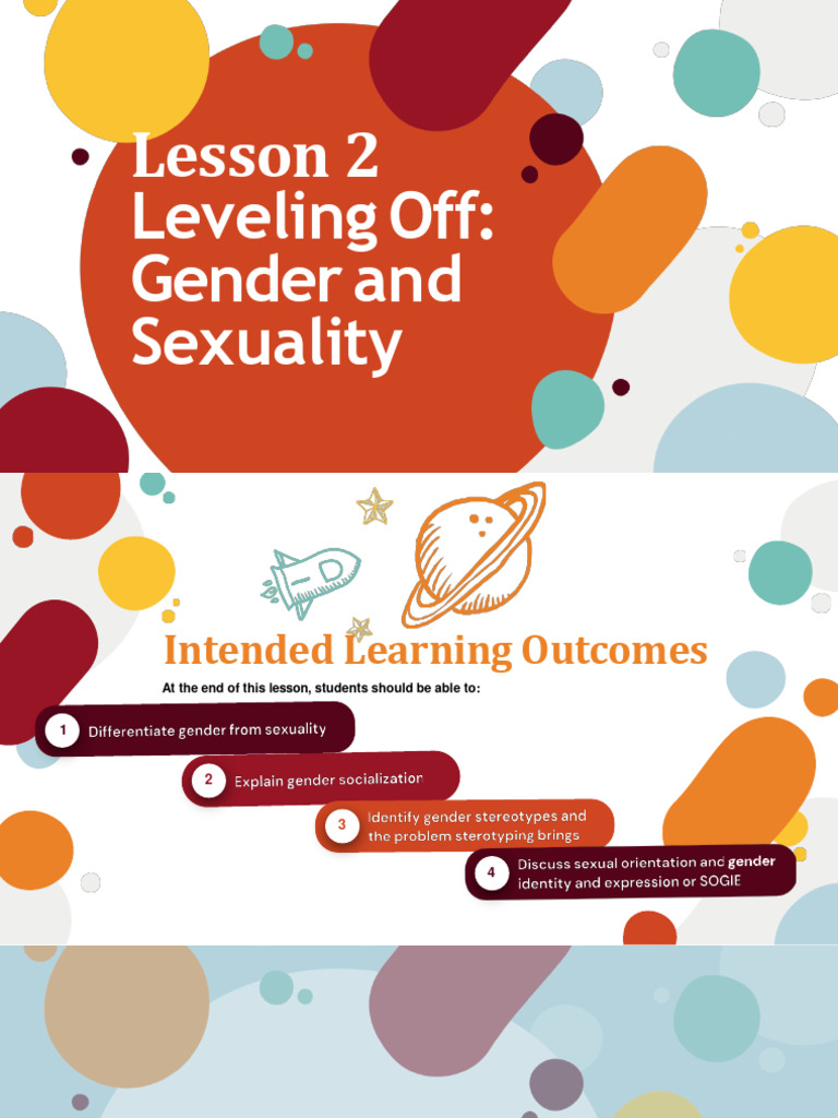 Lesson+1 2 +Leveling+Off++Gender+and+Sexuality | PDF | LGBTQIA+ Studies ...