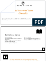 KS3 Area 4 Non-Statutory 4 Inter-War Years Presentation Sample