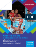 Reporte Sobrepeso Ninez America Latina Caribe 2023 UNICEF PDF