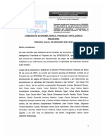 Proyecto de Ley Que Sincera Los Intereses Por Devoluciones de Pagos de Tributos de La Sunat