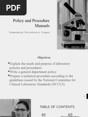 Policy and Procedure Manuals