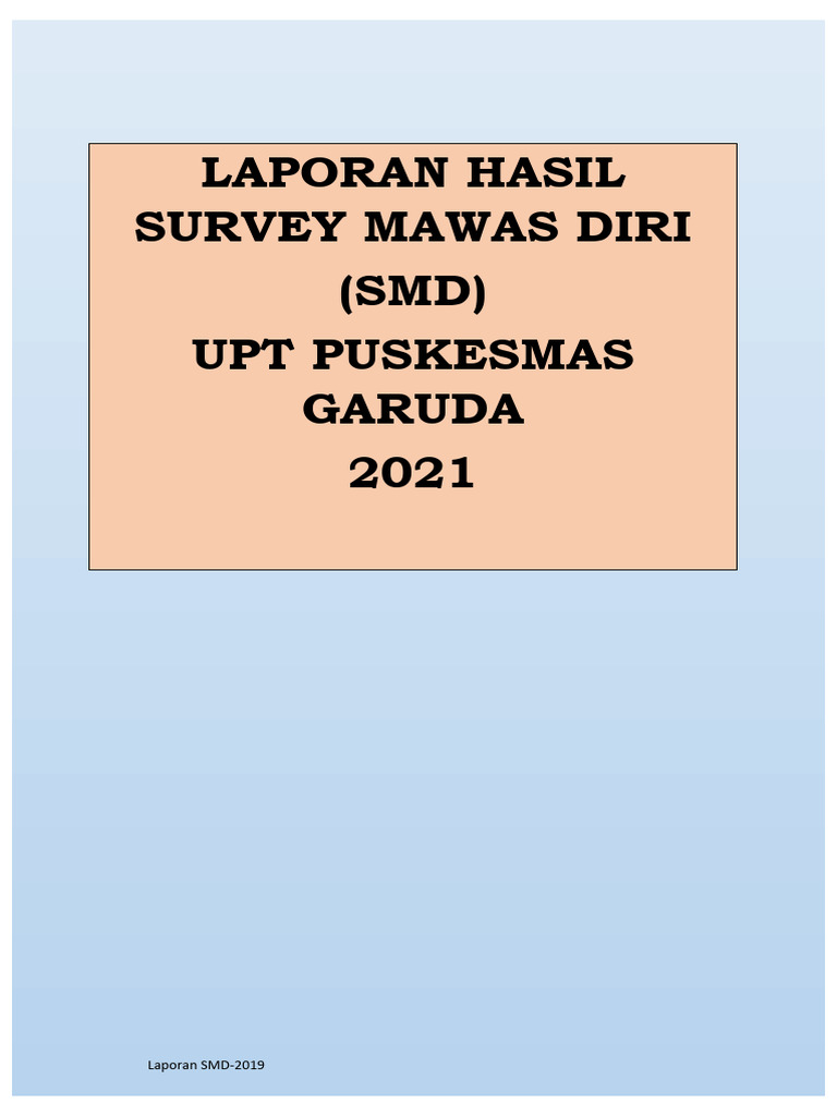 Laporan SMD MMD 2021 | PDF
