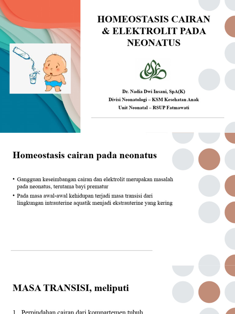 Tatalaksana bayi dengan dehidrasi berat pdf