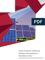 Programa Curso Práctico Sistemas Solares Fotovoltaicos