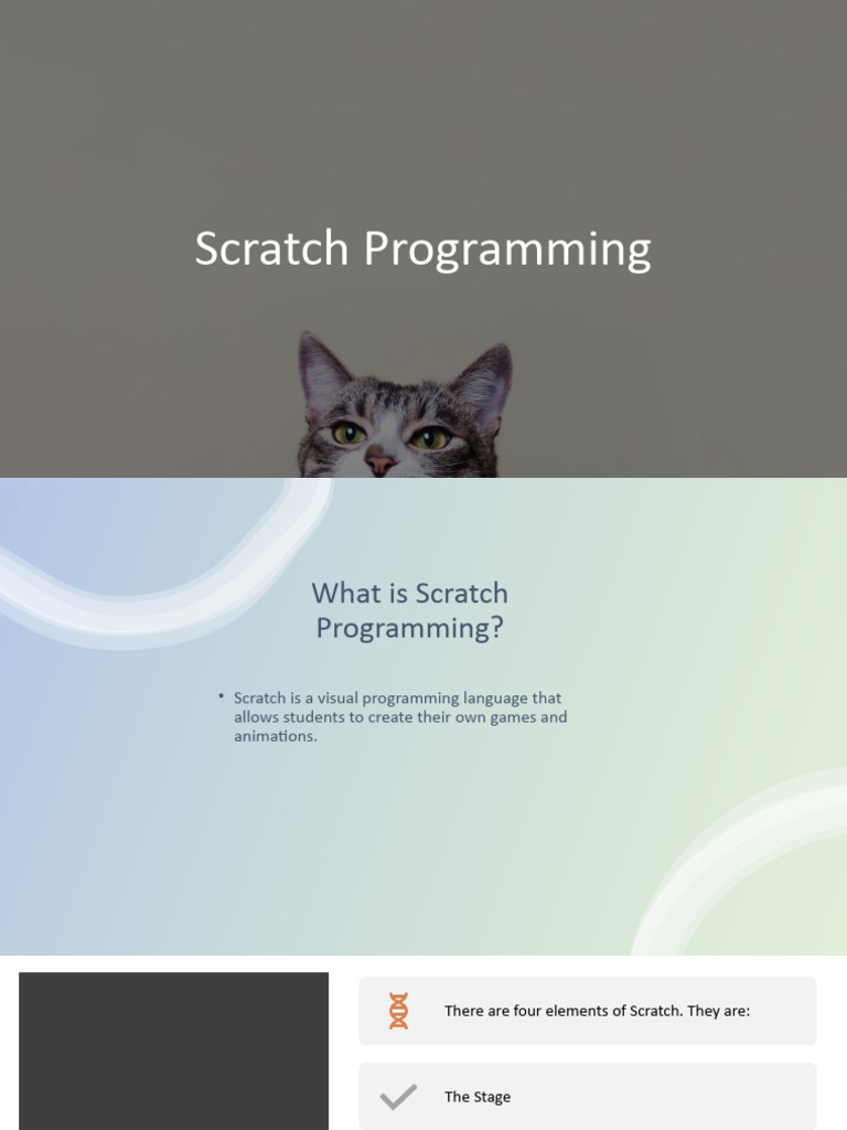 Week 1 Lessson 1 - Scratch Programming | PDF | Scratch (Programming ...