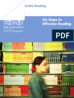 Six Steps to Effective Reading