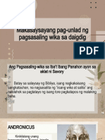 Kasaysayan NG Pagsasaling Wika Sa Daigdig