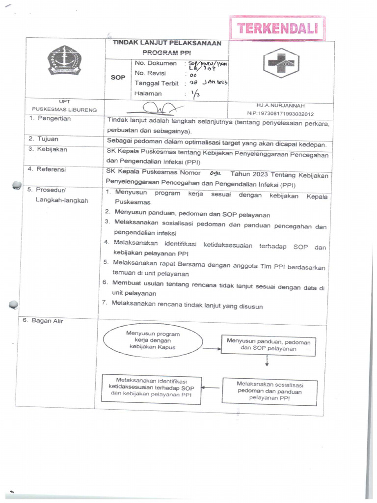 Sop Pelaksanaan Ppi | PDF