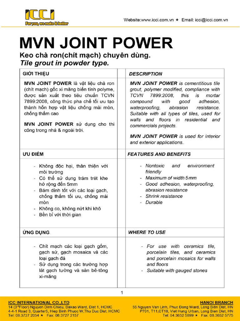 MVN Joint Power PDF