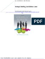 Test Bank For Strategic Staffing 2nd Edition Jean Phillips