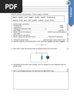 electricity unit test