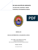 MANUAL de Índice de Rocas