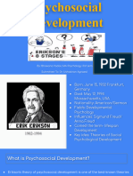 Erikson's Theory of Psychosocial Development