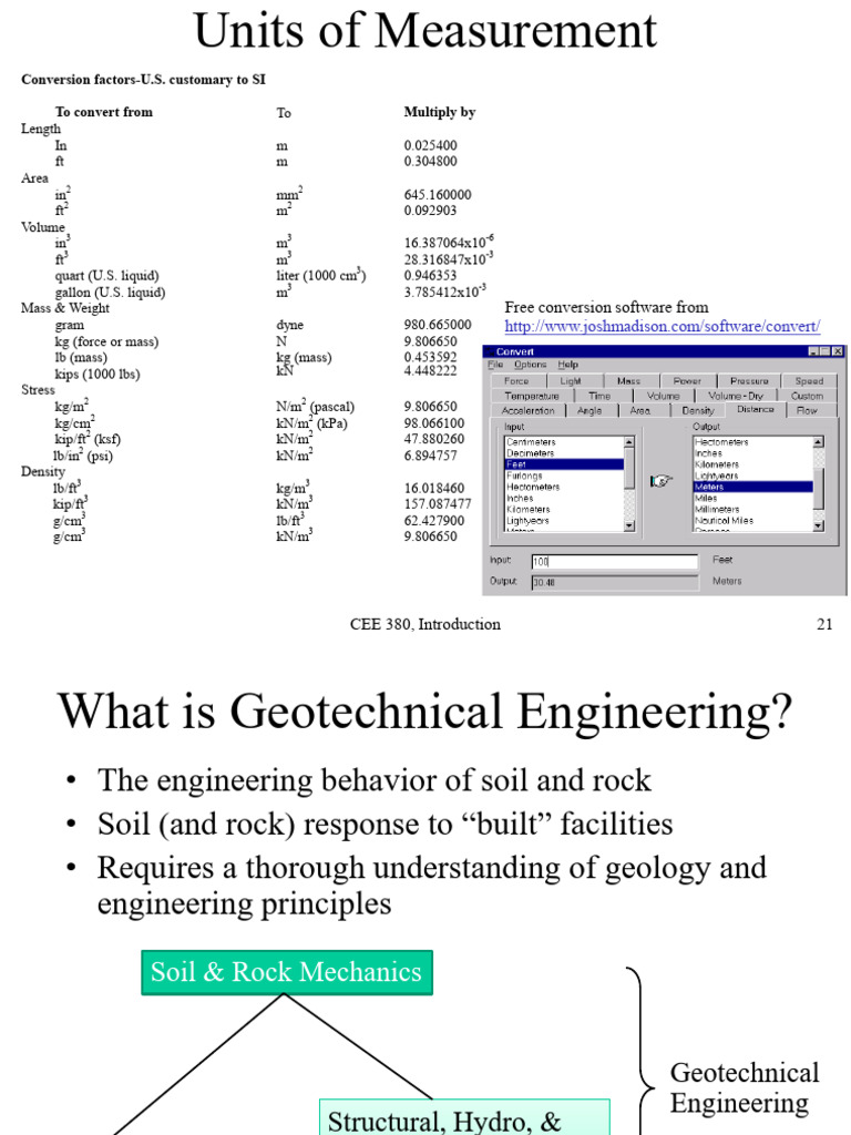 Geotechnical Engineering Measurements Guide | PDF
