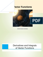 Derivative and Integral Vector Functions