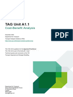 TAG Unit A1.1 - Cost Benefit Analysis Nov 2022 Accessible v1.0 PDF