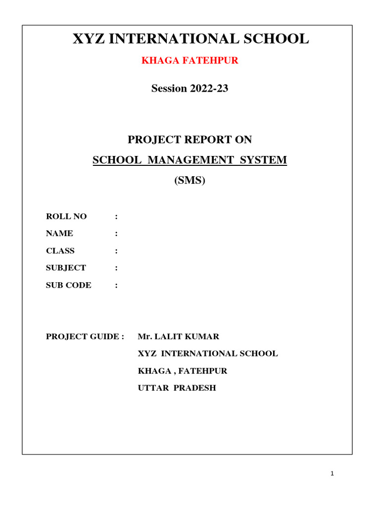 SMS Project Report | PDF | Software Testing | Verification And Validation