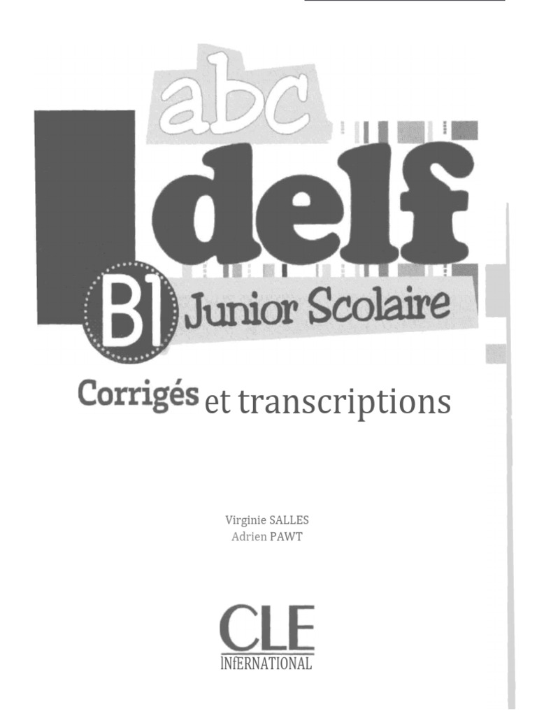 Abc Delf B1 Pdf _ Materialien zur Vorbereitung auf den DELF-Test – WEVBZ