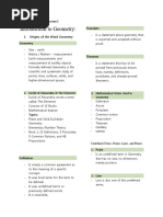 Grade 8: Lesson 1 in Geometry