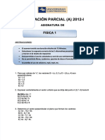 PDF Examen Parcial A Fisica I - Compress