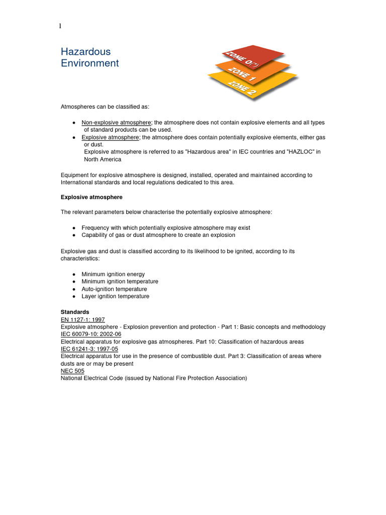 Hazardous Environment | PDF | Safety | Hazards