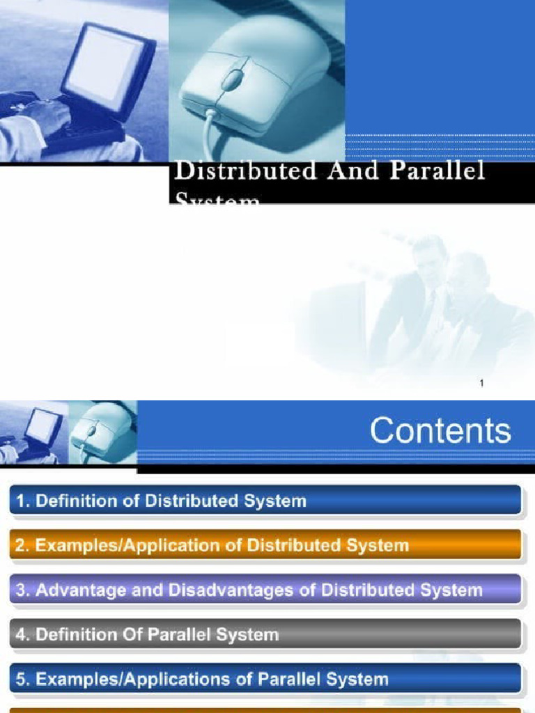 Distributed Systems Vs Parallel Systems | PDF