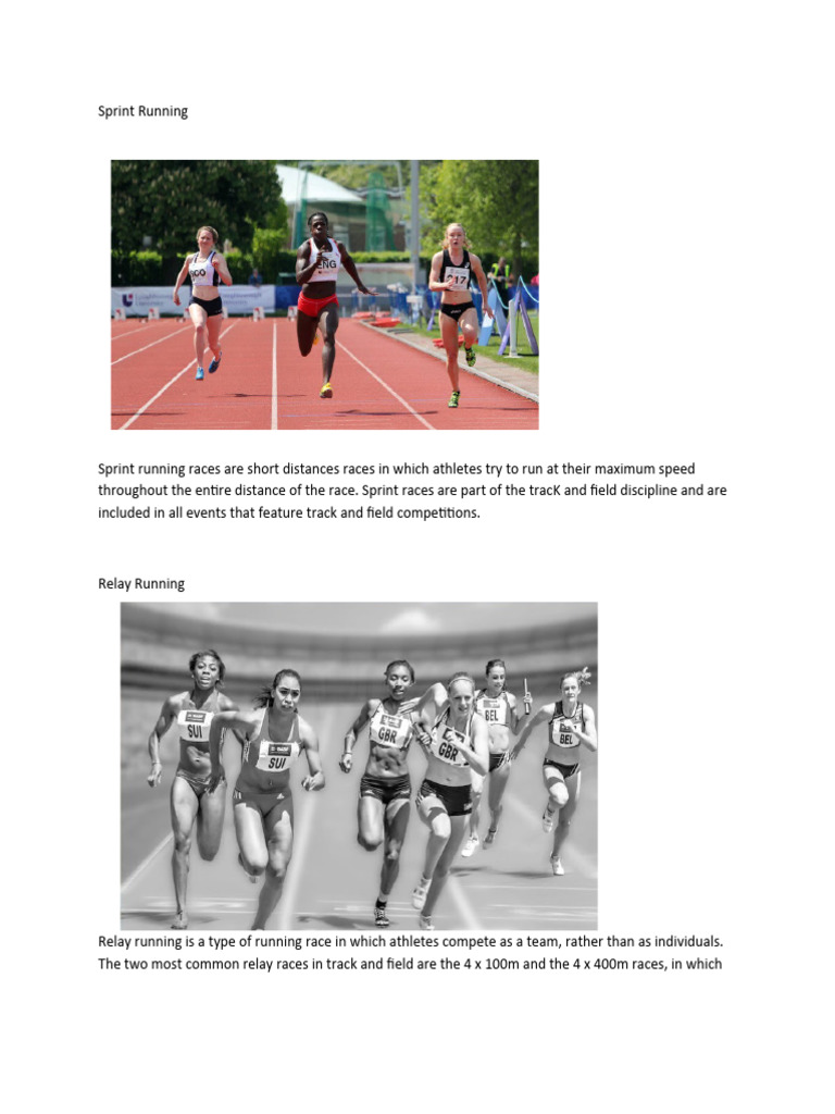 Track & Field Events Overview | PDF | Track And Field | Athletics